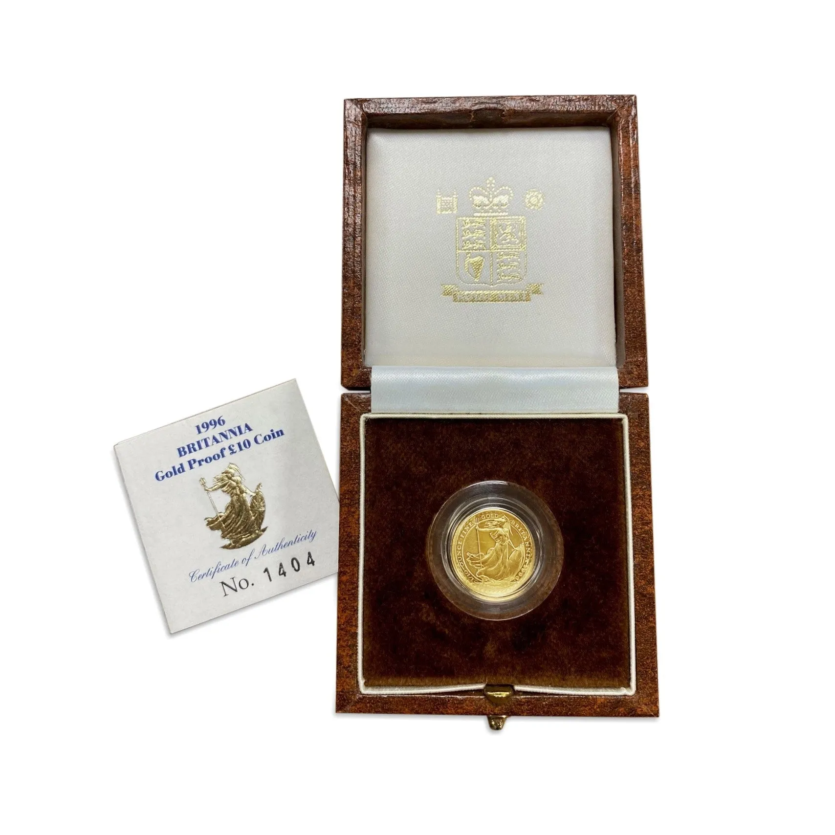 1996 Britannia Proof Tenth Ounce 22ct Gold Coin