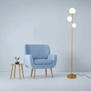 3 Globe Mid Century Modern Floor Lamp