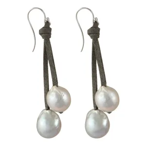 317-07-07 | KNOTTY EARRINGS (GRAY ON GRAY)