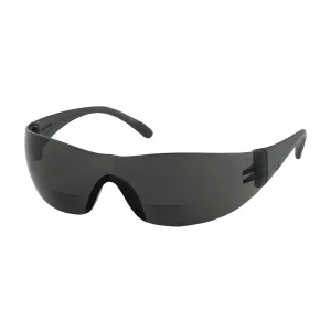 Bouton Optical 250-27-0115 Rimless Safety Readers with Gray Temple, Gray Lens and Anti-Scratch Coating -  1.50 Diopter