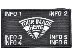 Custom Made Combat Plate Carrier Flak Patch - Custom Image