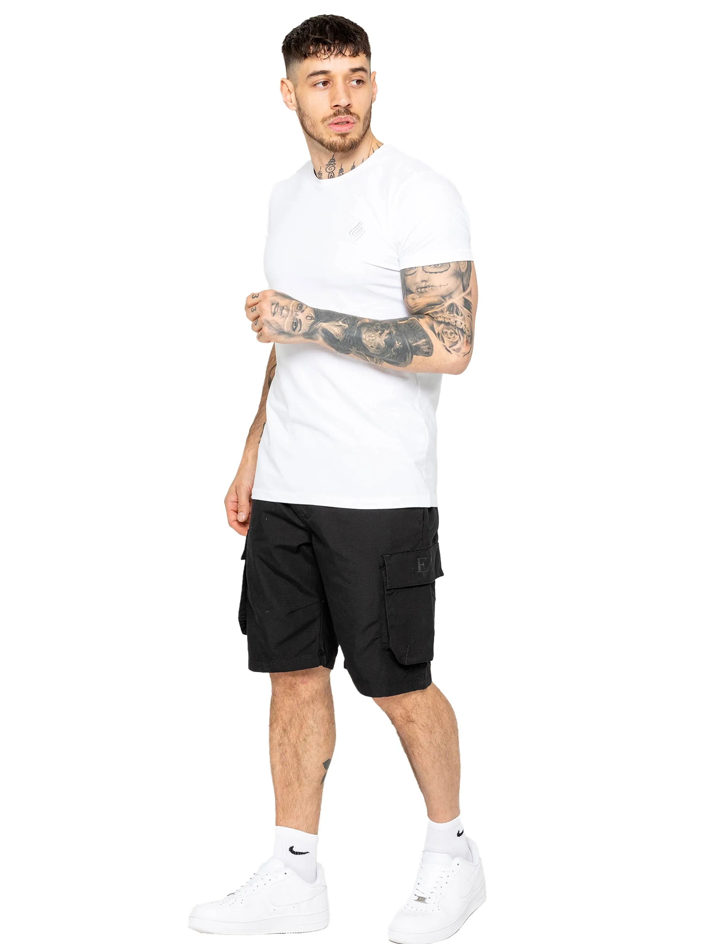 Enzo | Mens Tech Cargo Shorts