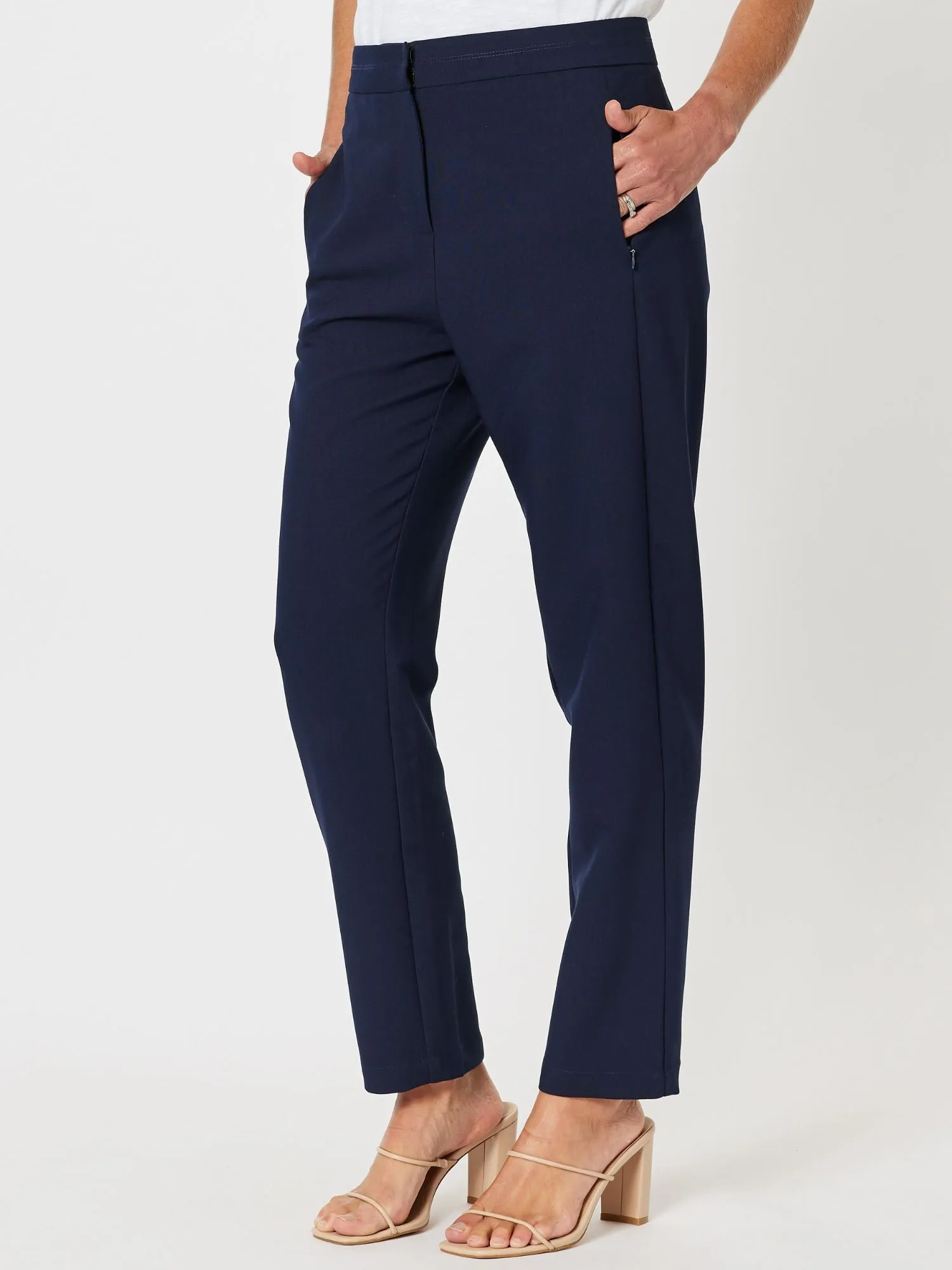 Lauren Slim Leg Pant - Navy