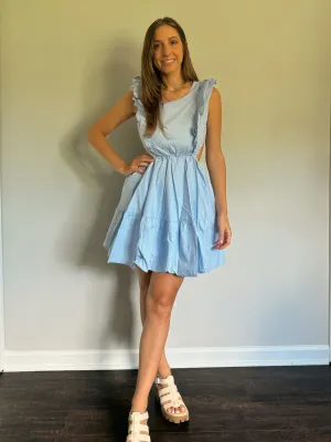 Light Blue Cotton Dress