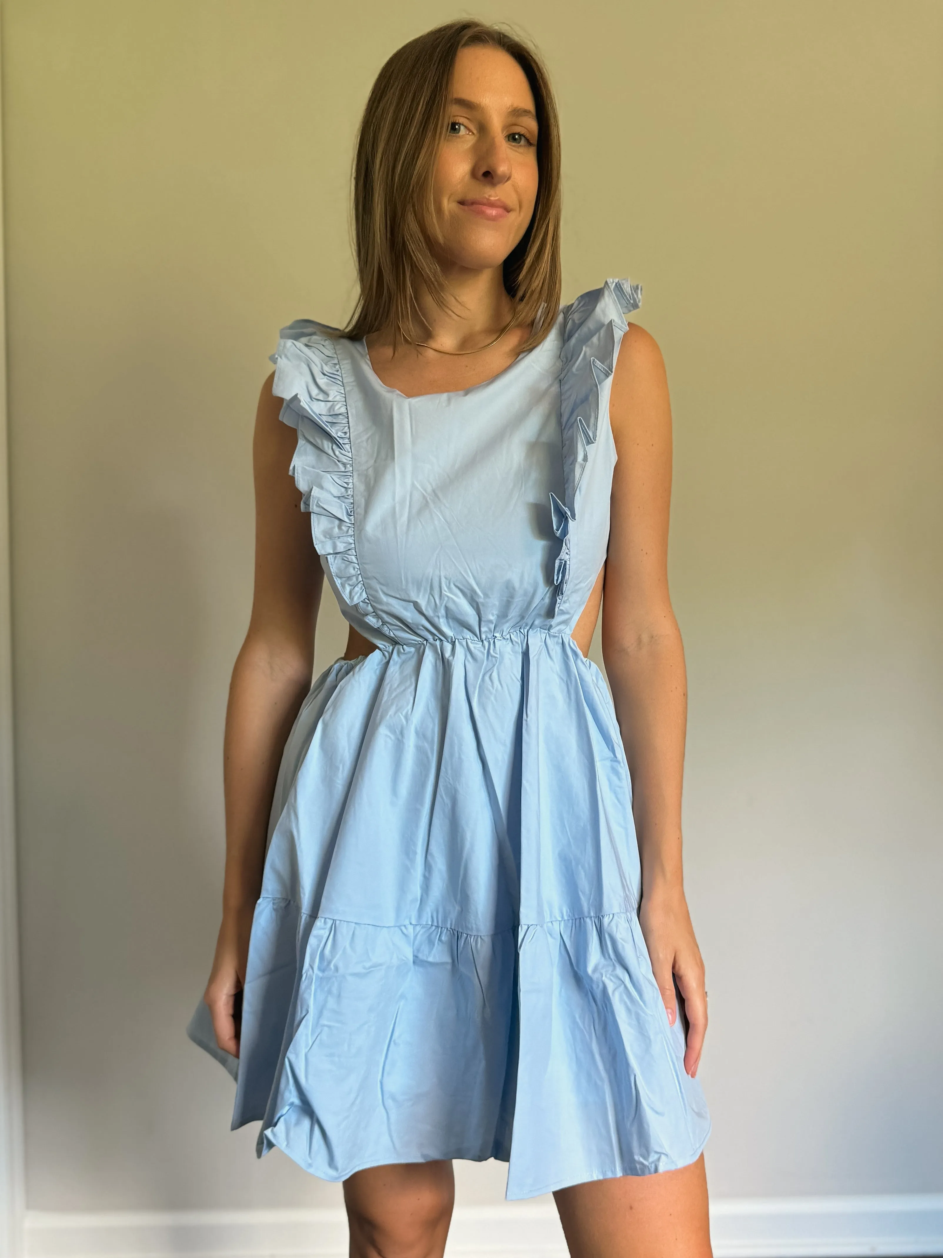 Light Blue Cotton Dress