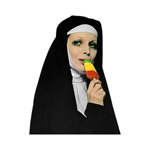 Nun With Ice Cream Slim Fit Tee