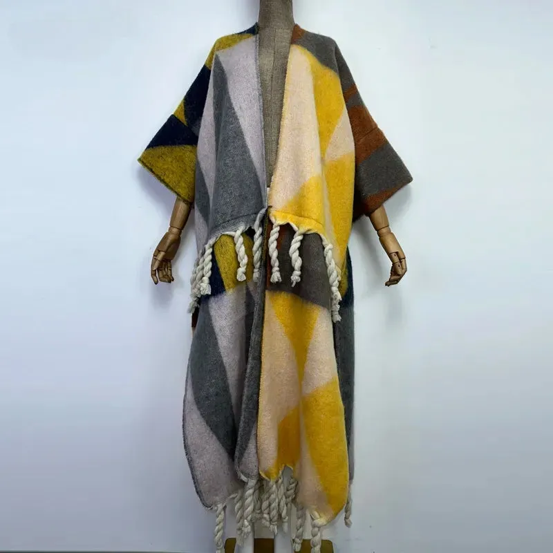 TEEK - Tassel Kaftan Shawl