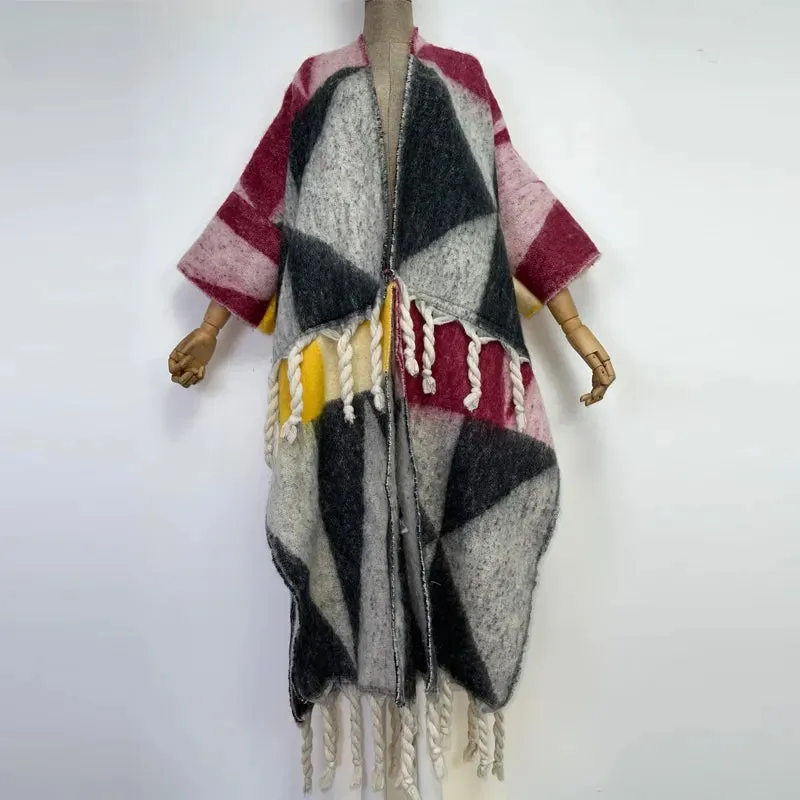 TEEK - Tassel Kaftan Shawl