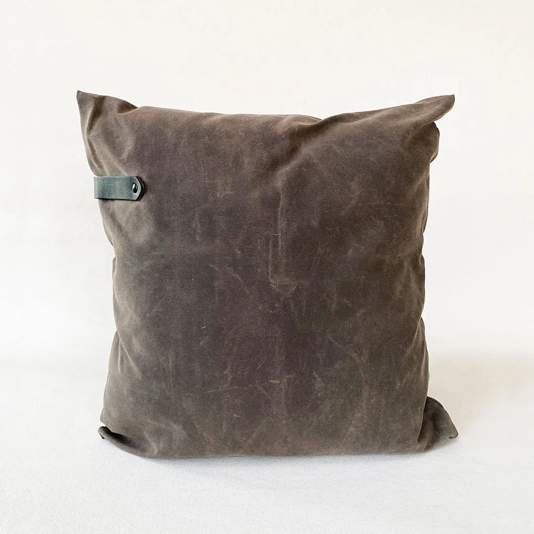 Waxed Canvas Pillow #113