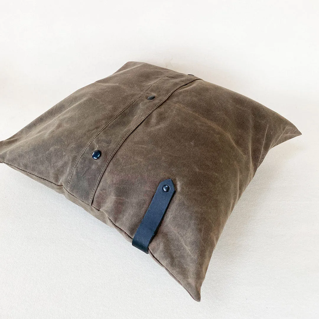 Waxed Canvas Pillow #113