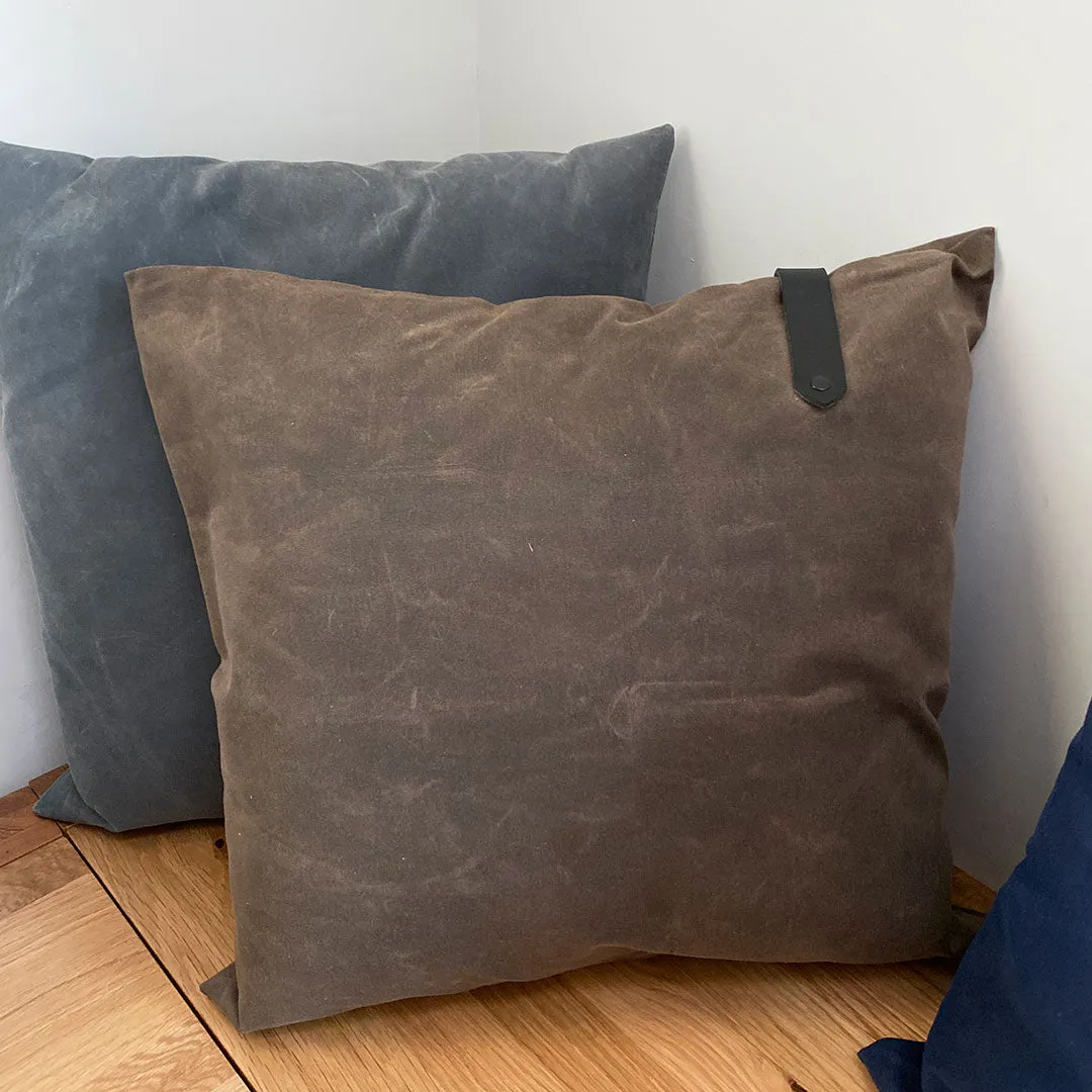 Waxed Canvas Pillow #113